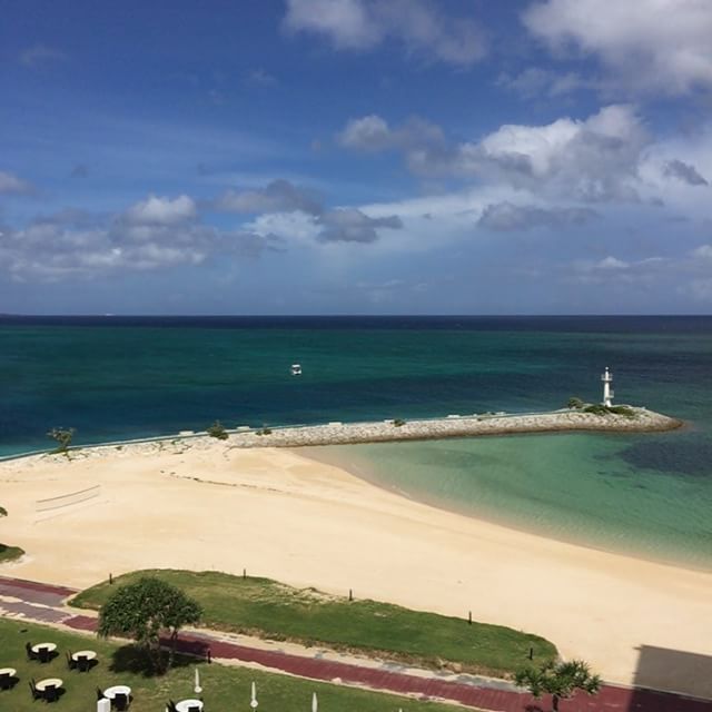 夏休み旅行最終日。天気に恵まれました。最高︎