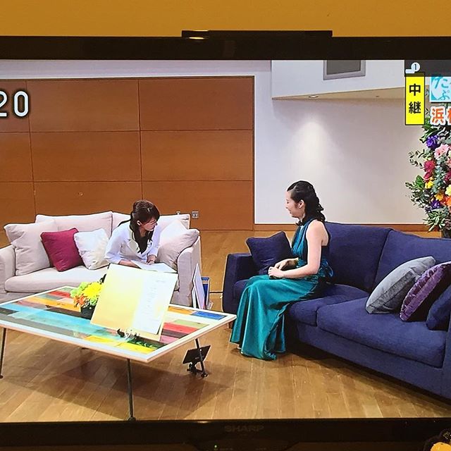ショップのソファーがTV出演。NHKのたっぷり静岡で!