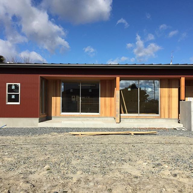 撮影日和。磐田市豊浜K.M house見学会は2月17.18.19日御希望の方はお申し込み下さいね。ito@ragu-design.com0538-38-5820#ラグデザイン #磐田市豊浜#完成見学会 #注文住宅 #平屋