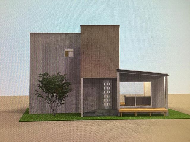 A邸ファーストプラン延べ床面積33坪#ファーストプラン #建築パース #注文住宅浜松 #ラグデザイン